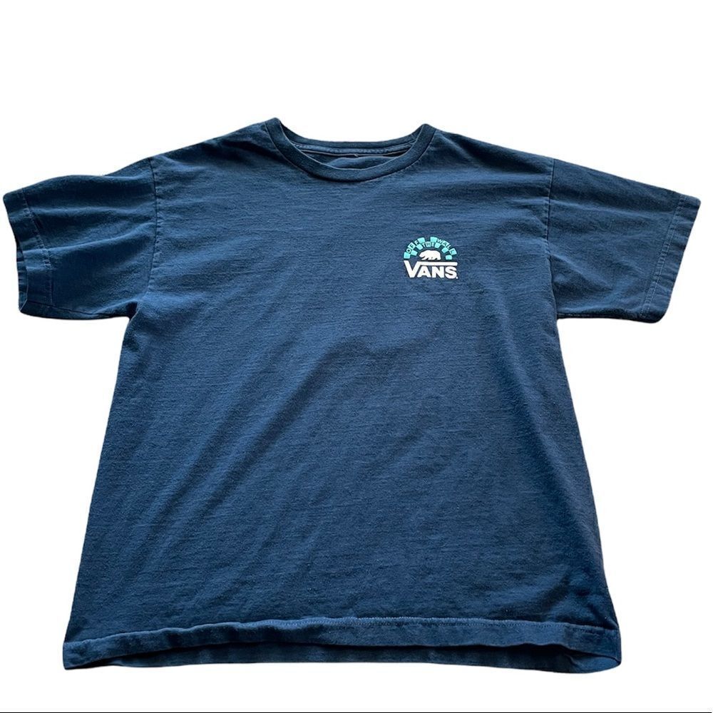 VANS T-Shirt blue size medium